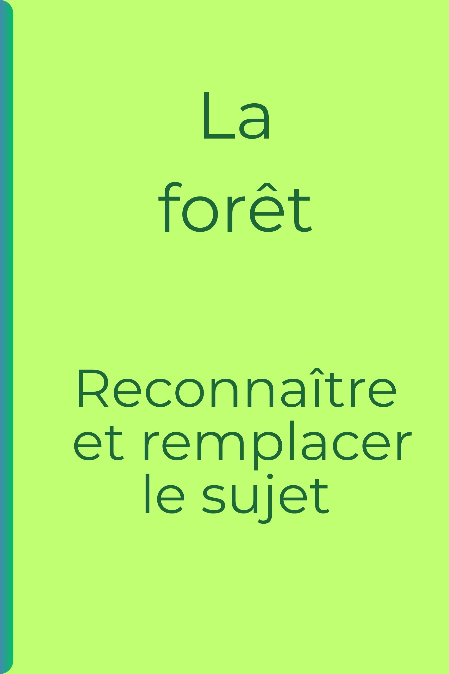 Lesmotsn°4laforêt