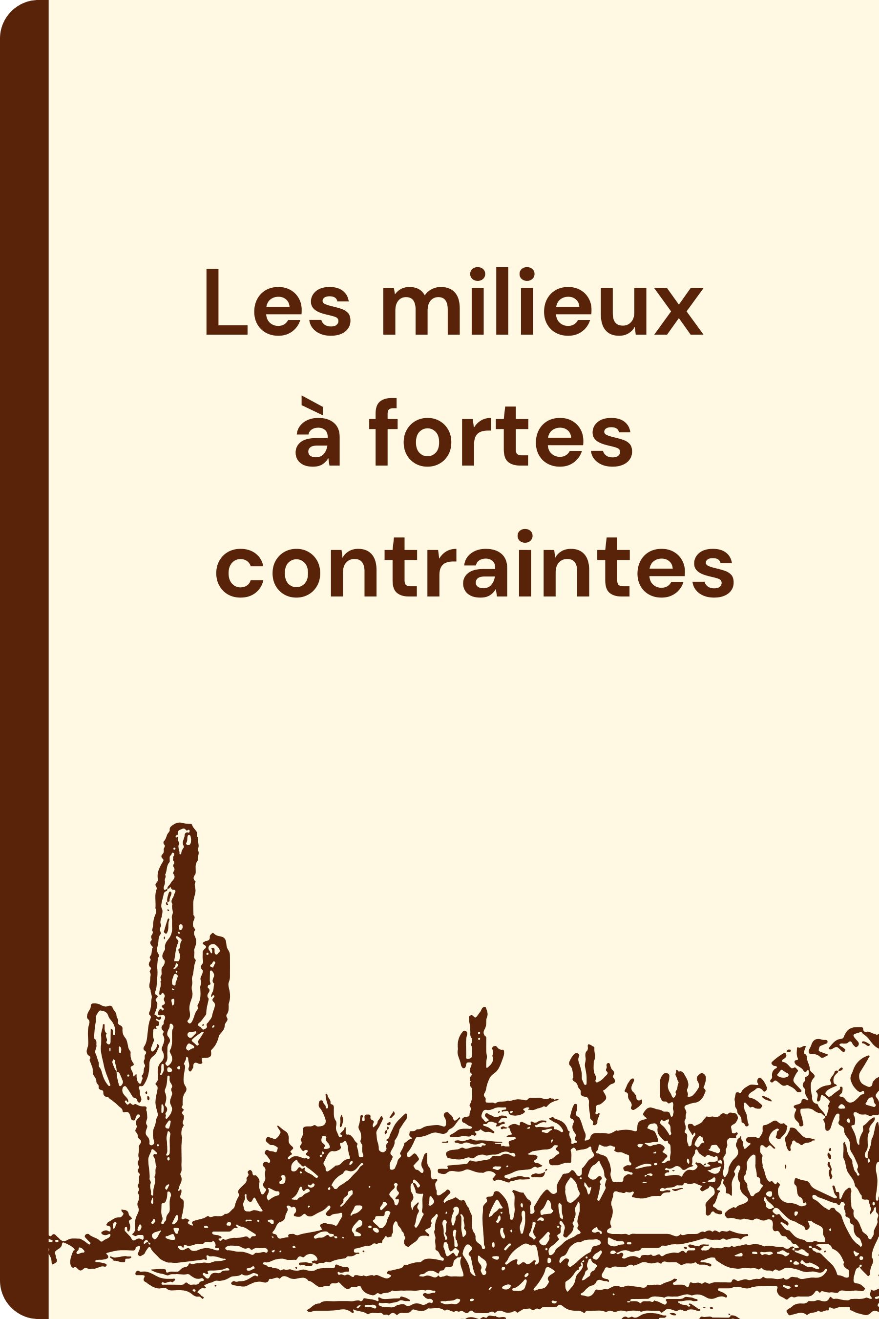 Les milieux à fortes contraintes